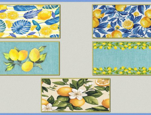 Mediterranean Vibes Kitchen Rugs
