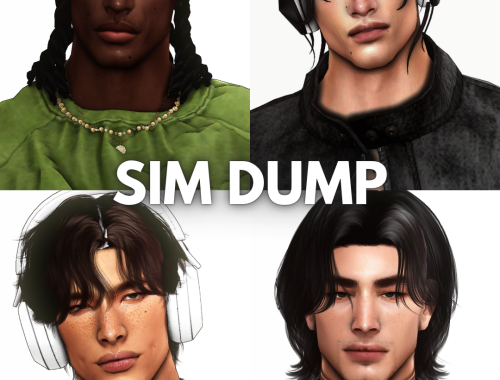 4 Male Sims Dump By mouseemickey22