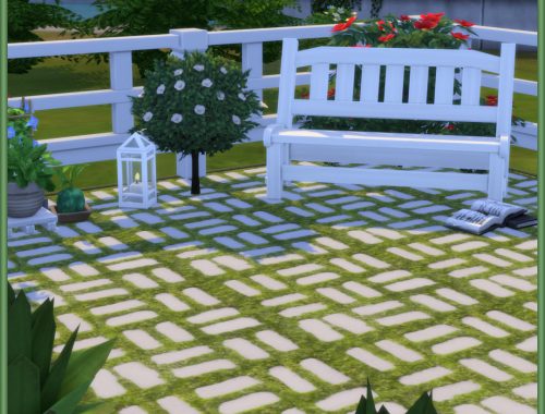 Soft May Garden Pavements