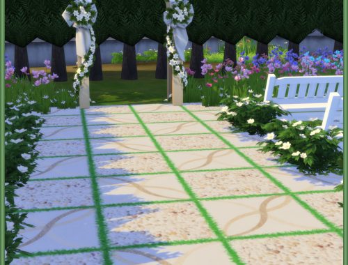 Soft May Garden Pavements