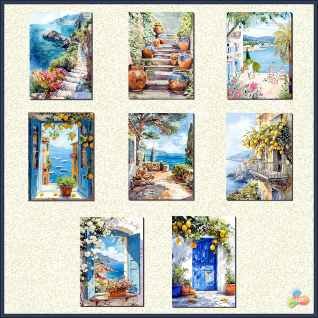Mediterranean Vibes Wall Art - Image 4