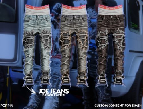 Poppin - Joe Jeans (standard Version) For Sims 4