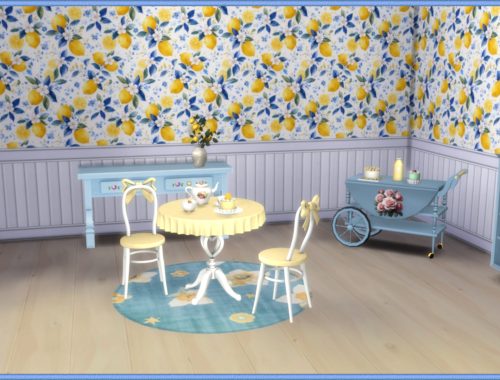 Mediterranean Vibes Lemon Garden Wallpapers