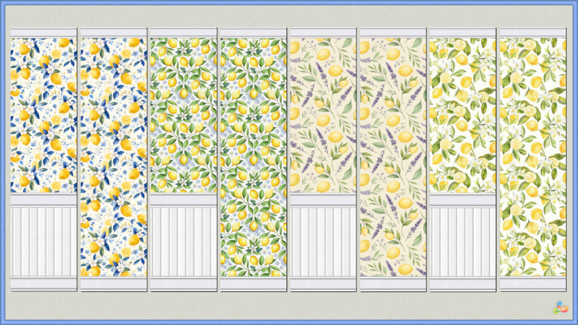 Mediterranean Vibes Lemon Garden Wallpapers - Image 5