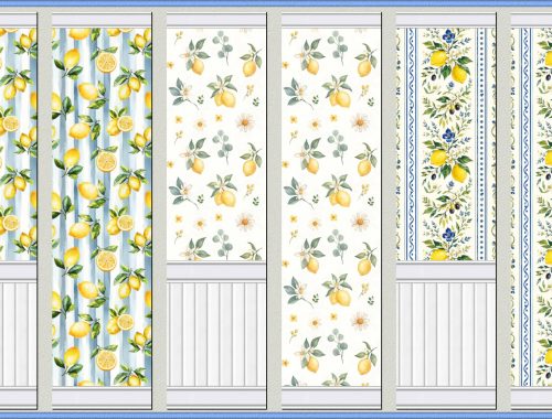 Mediterranean Vibes Lemon Garden Wallpapers