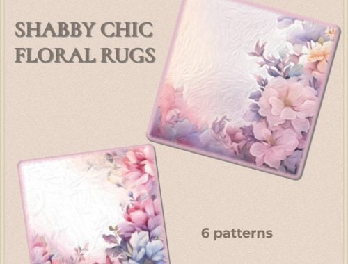 Shabby Chic Floral Rugs