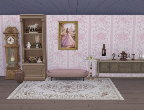 Touch of vintage romance wallpaper
