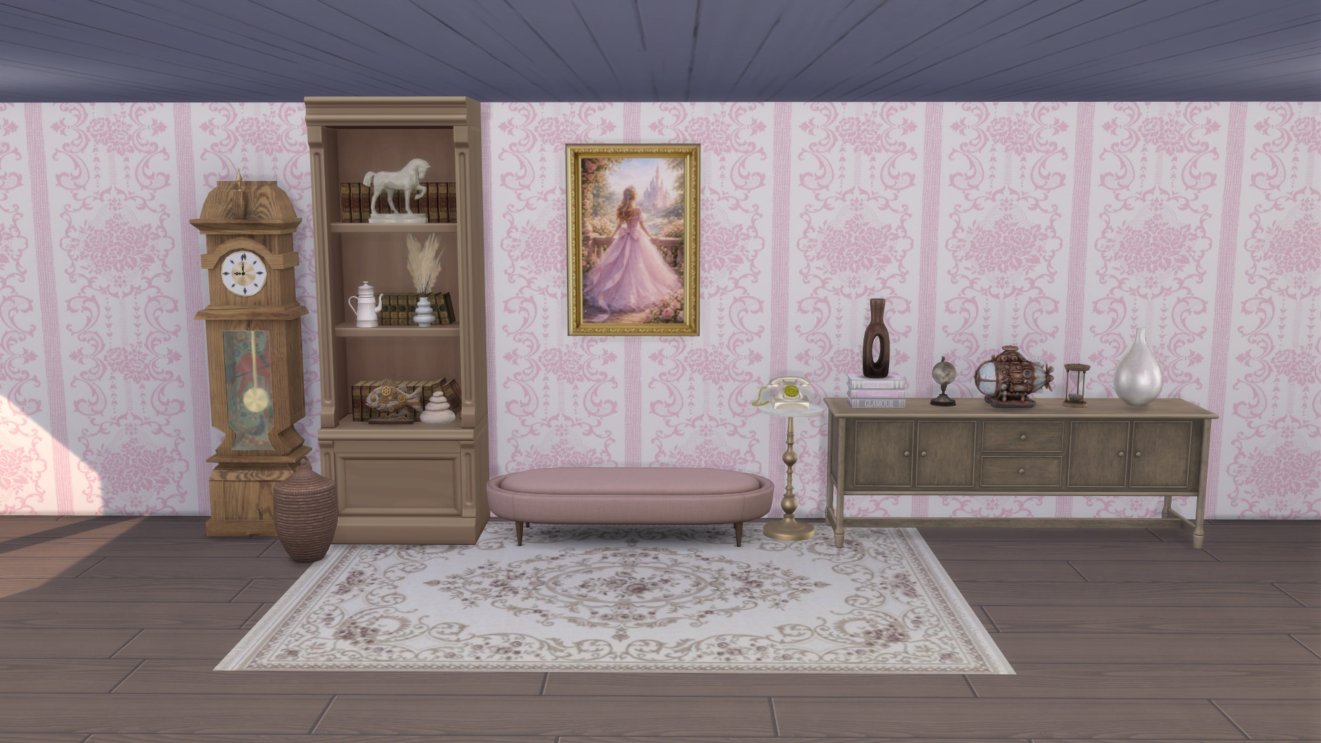 Touch of vintage romance wallpaper - Image 5