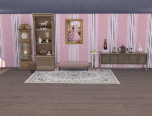 Touch of vintage romance wallpaper