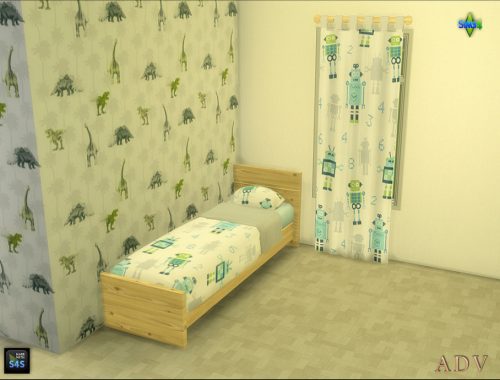 Adv-mabra Five S4bedcurtainset