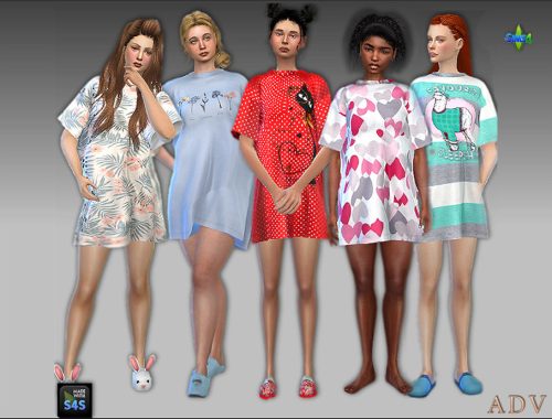 Adv-mabra One S4tyafsleepwearset