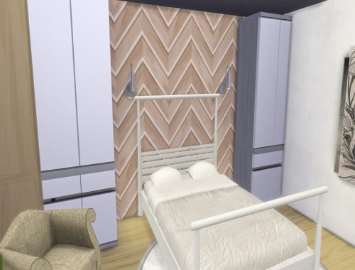 Slatted Chevron Wall