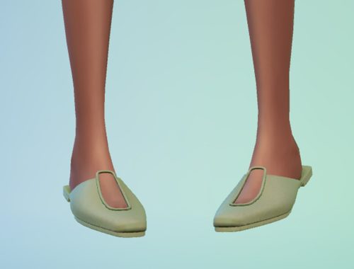 Female Semi Open Slippers