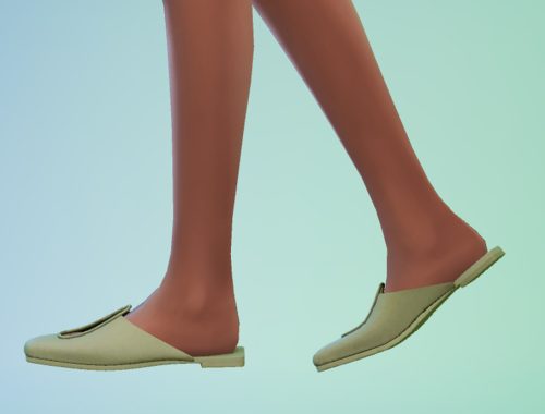 Female Semi Open Slippers