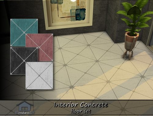 Interior Concrete Floor Set