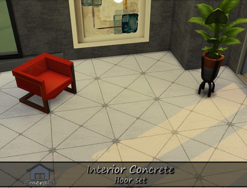 Interior Concrete Floor Set