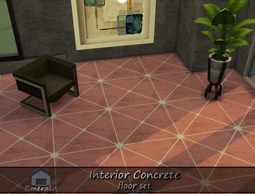 Interior Concrete Floor Set