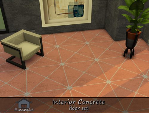 Interior Concrete Floor Set