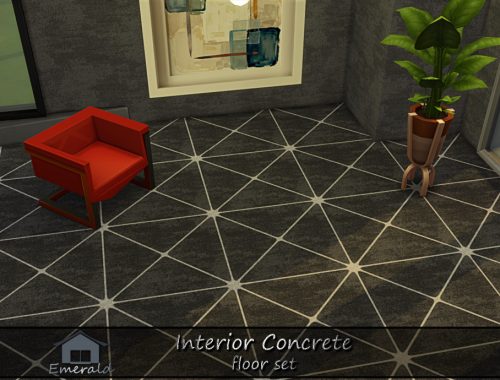 Interior Concrete Floor Set