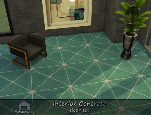Interior Concrete Floor Set