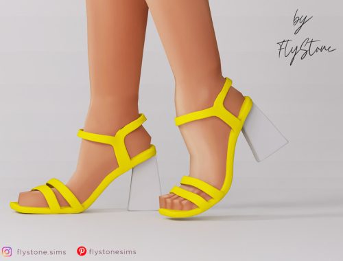 Female Strappy Block Heel Sandals