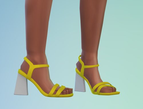Female Strappy Block Heel Sandals