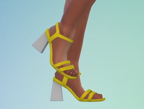 Female Strappy Block Heel Sandals