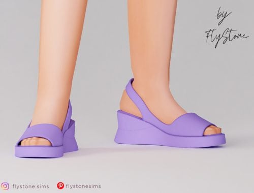 Child Platform Wedge Sandals
