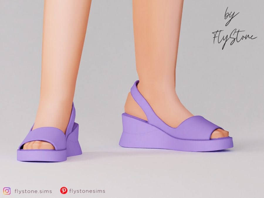 Child Platform Wedge Sandals