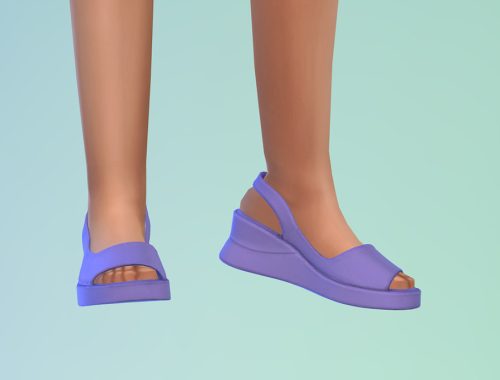 Child Platform Wedge Sandals