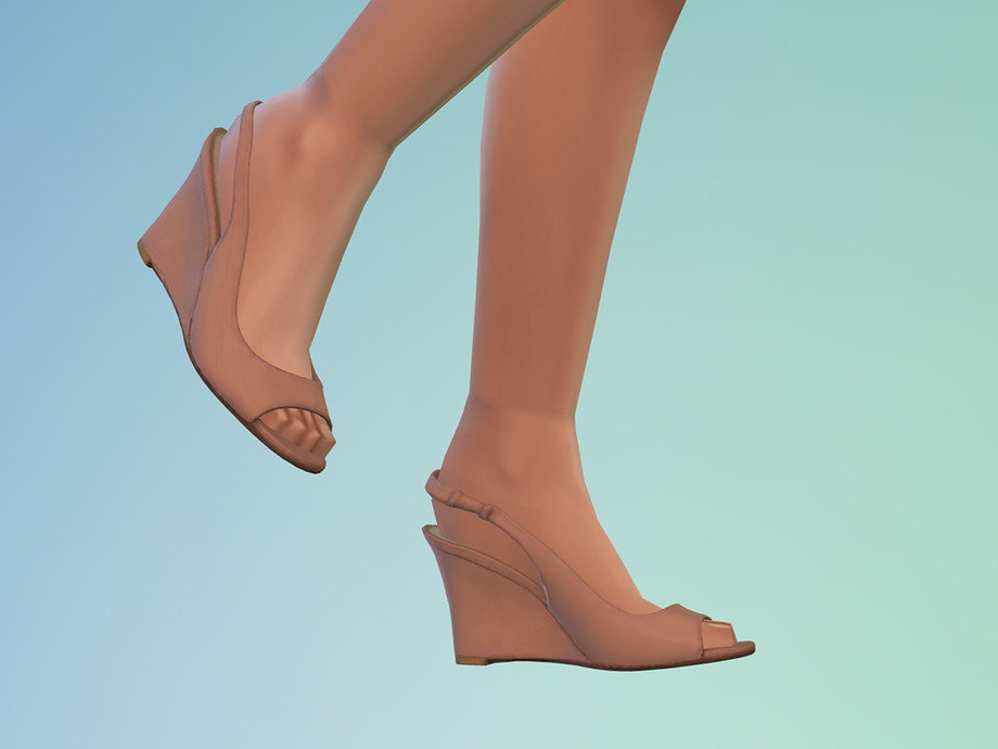 Female Peep Toe Wedge Heels - Image 2
