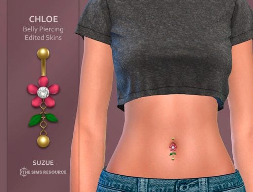 Chloe Belly Piercing Edited Skins