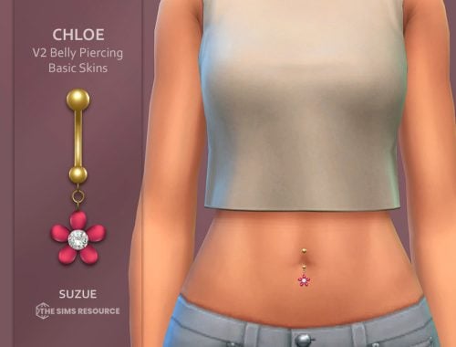 Chloe Belly V2 Piercing Basic Skins