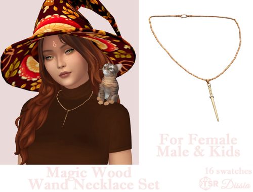 Magic Wood Wand Necklace