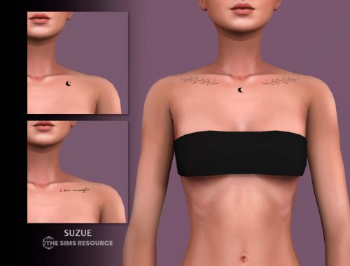 Collarbone Random Tattoos
