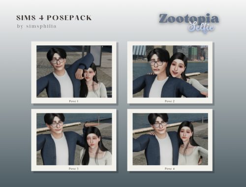 Zootopia Selfie Posepack