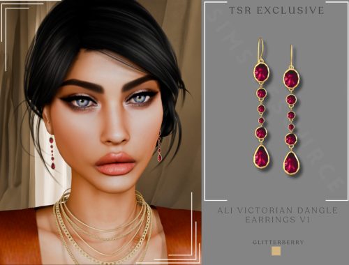 Ali Victorian Dangle Earrings V1