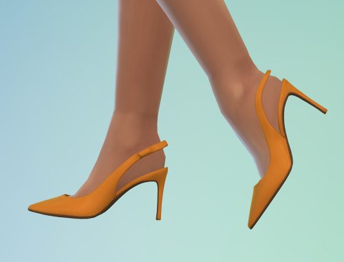 Female Slingback Stiletto Heels