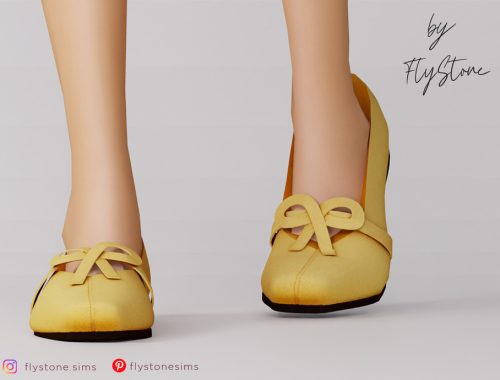 Adult Flats With Leather Lace