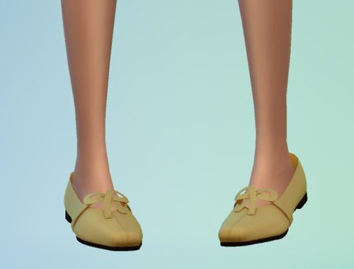 Adult Flats With Leather Lace
