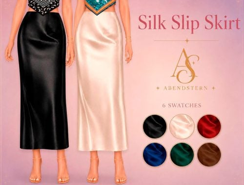 Silk Slip Skirt