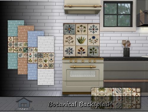 Botanical Backsplash