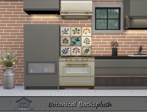 Botanical Backsplash