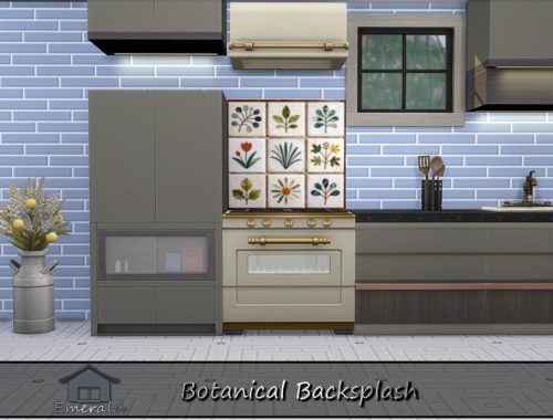 Botanical Backsplash