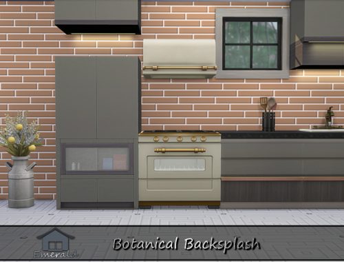 Botanical Backsplash