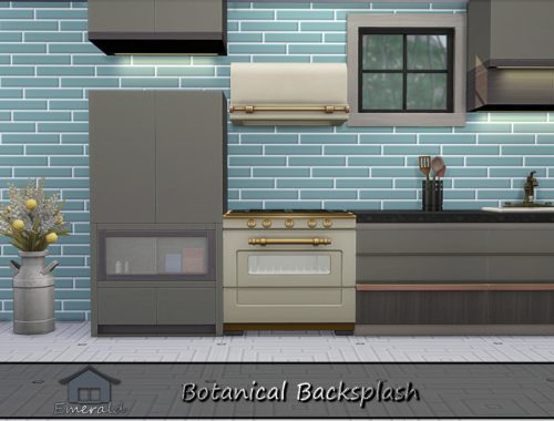 Botanical Backsplash
