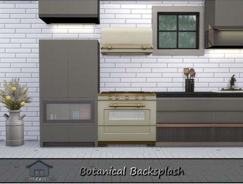 Botanical Backsplash