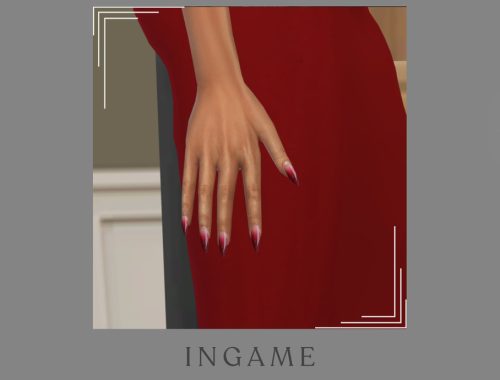 Stiletto Ruby Red Nails