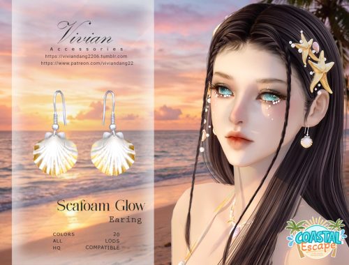 Seafoam Glow - Earing