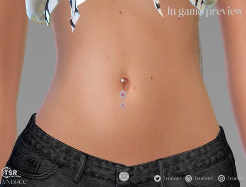Marquise Cut Diamond Bright Gemstone Belly Piercing